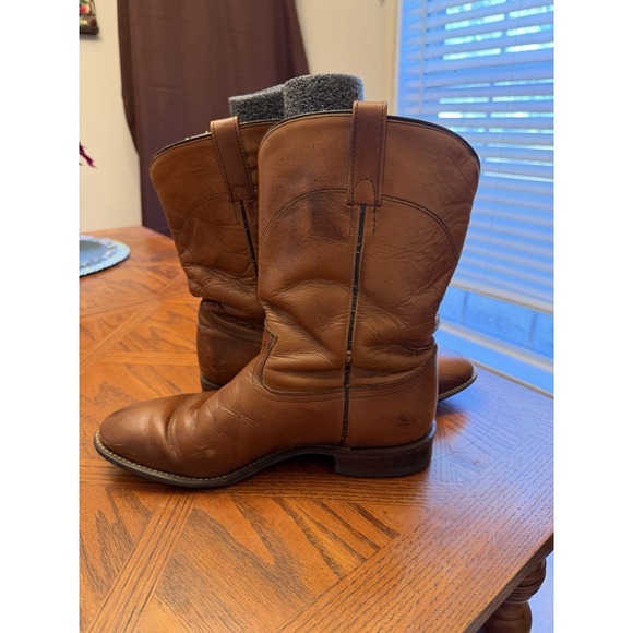 Acme Boots Mens 10.5 D Brown Leather Cowboy Western Vintage USA 15705 - Picture 5 of 8